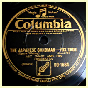 The Japanese Sandman - Art Shaw and his Orchestra - Columbia Records