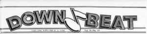 Down Beat Magazine Header 1942
